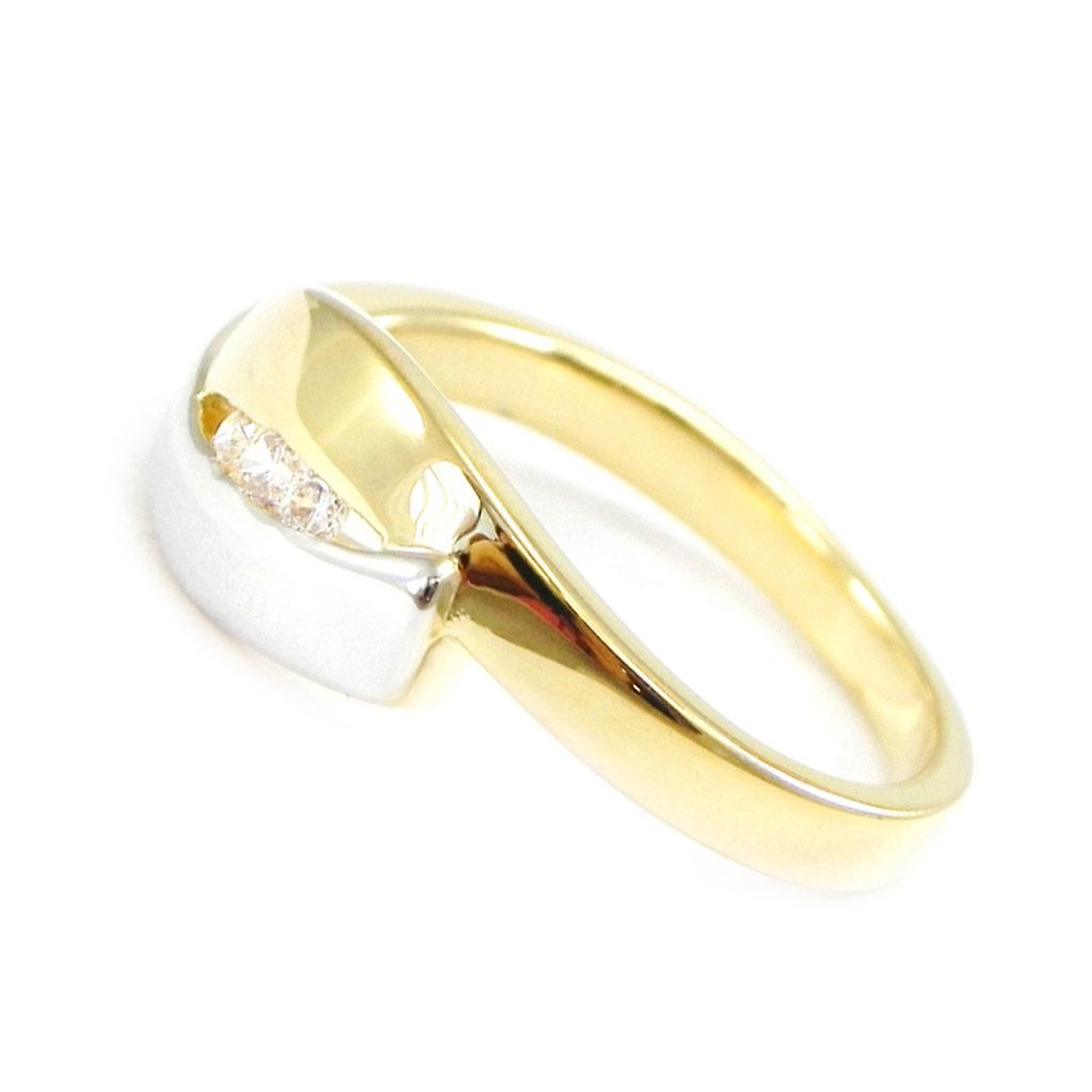 2 Tone 'Câlin' Gold Plated Ring