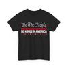 No Kings In America We The People Political Shirt Men Women T-Shirt