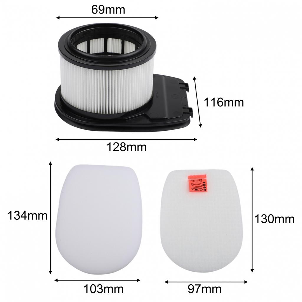 4er-Pack Für Shark Staubsaugerfilter Kompatibel mit IZ300UKT IZ251UKT Modellen