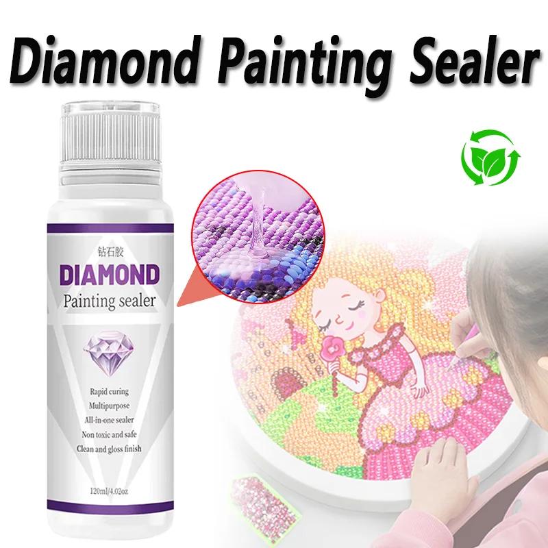 Adhesives & Sealers Diamond Painting Sealer Puzzle Art Glue Permanent Hold & Shine Effect Sealer Diamond Painting Puzzle