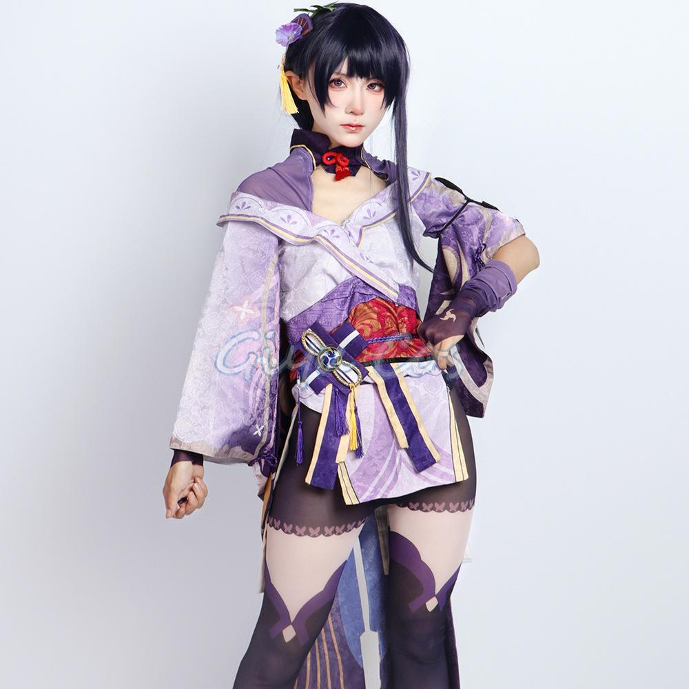 Beelzebul Raiden Shogun Cosplay Costume Genshin Impact Adult Carnival Uniform Anime Halloween Party Masquerade Women Game