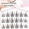 10-Pack Natural-Looking False Eyelashes: Sunflower Design, Easy-to-Apply, Super Thin Stem for Beginners.