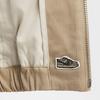 Nike Jacket Solid Color Lapel Zipper Loose Kids Jackets Khaki Light-Redwood FN9214-247