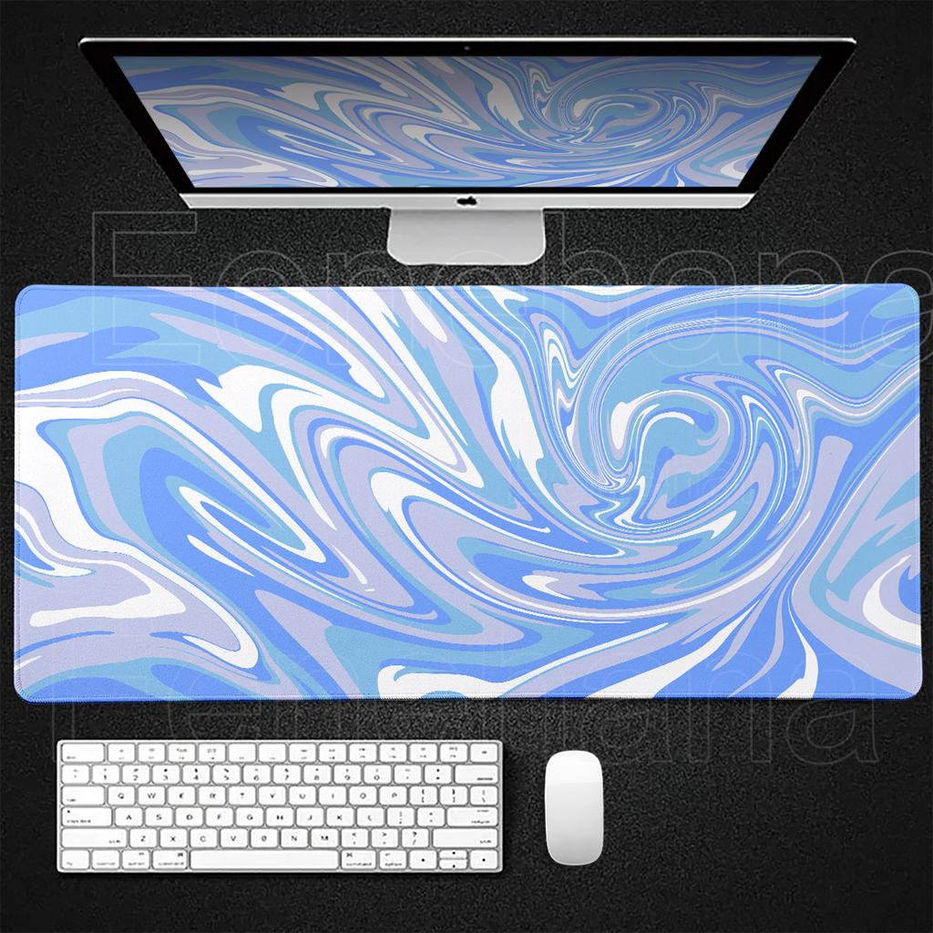 Xxl HD Strata Liquid Art Mouse Pad Computer Laptop Anime Keyboard MouseMat Large Colorful Desktop Expansion Pad Gamer Decoracion