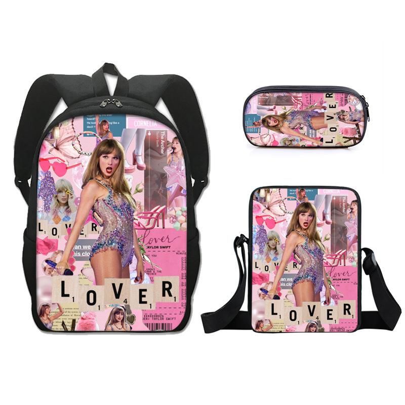 Taylor Swift Taylor Swift Zaino Scolastico Zaino per Bambini Piccola Borsa a Tracolla Astuccio Zaino