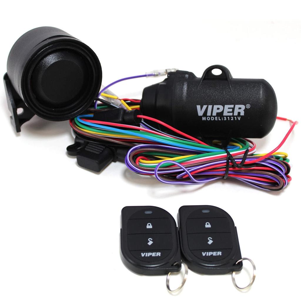 VIPER 3121V Waterproof Security System for Snow Quad Includes a Compact Remote and Main Unit Motorcycles, Bikes, Boats, Bikes, Bikes, etc. Control,