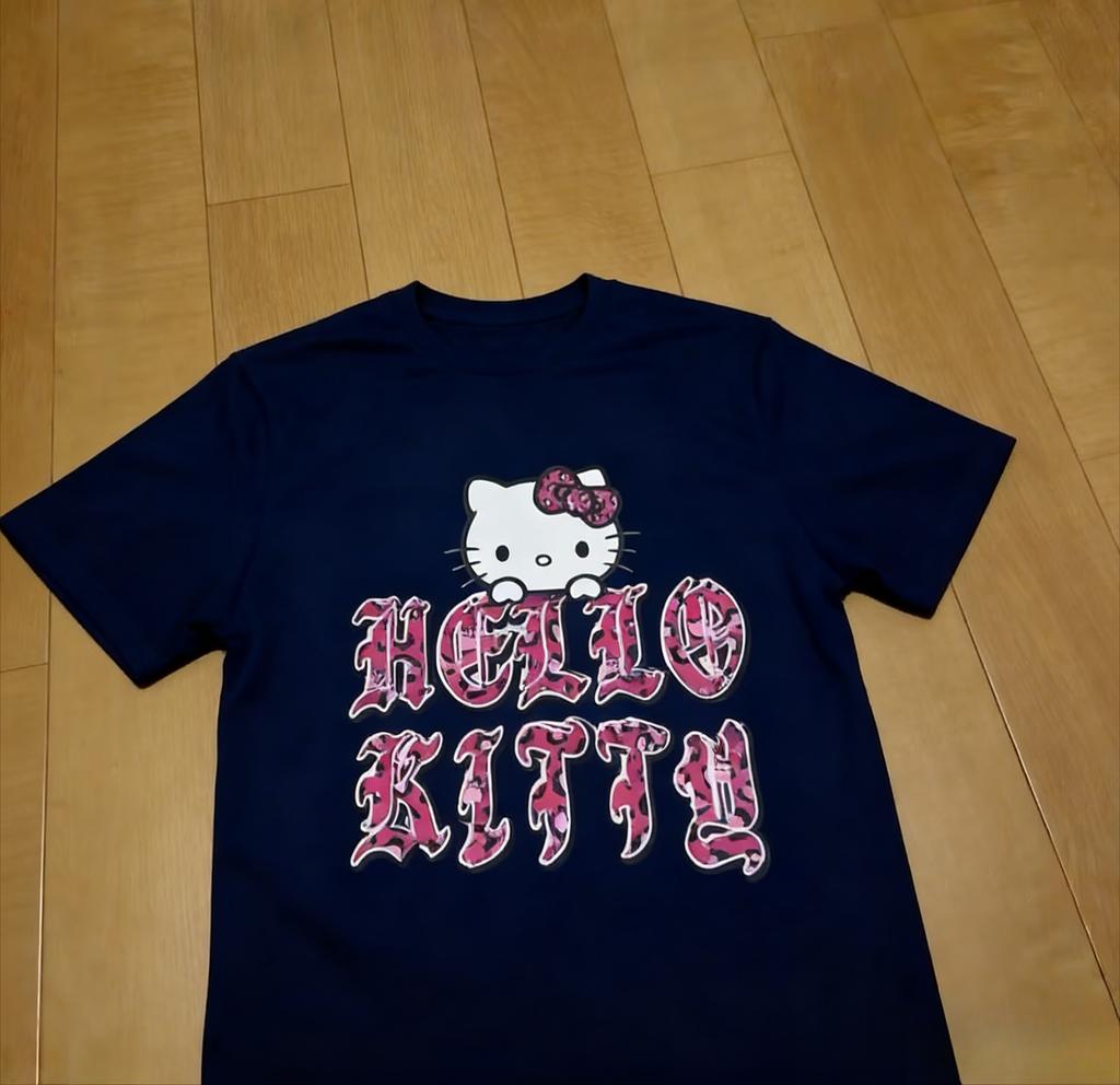 2026 new Hello Kitty Tee soft cotton short sleeve crew neck cute print lightweight summer top for Women daily casual wear