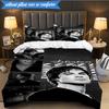 3PCS Damon Salvatore Romance Bedding Set,Including 1pc Duvet Cover And 2pcs Pillowcases Perfect for Bedroom, Dormitory, Fan Christmas Gift