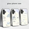Fresh and Healing Breeze For iPhone 17 Air 16 E 15 Plus 14 Pro Max 13 12 Mini 11 5 6 7 8 Plus XR XSMax SE Black Glass Phone Case