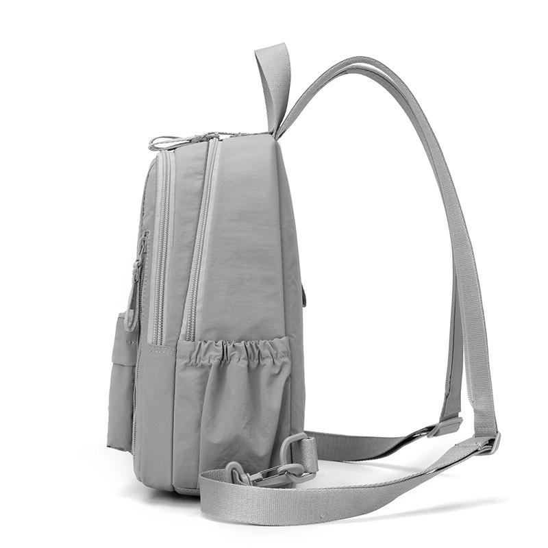 Multi-functional Chest Bag Solid Color Women's Backpack Multi-layer Men's Crossbody Bag