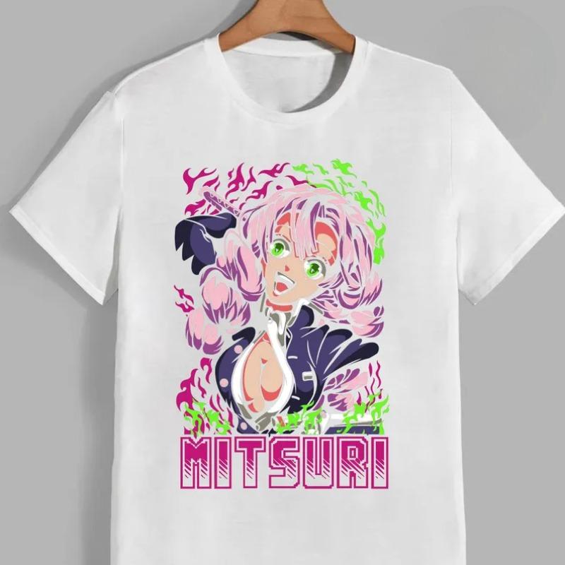 

Канроджи Мицури Клинок Рассекающий Демонов Футболка Летний Хлопок Мужская Женская Топ Футболка Уличная Одежда Повседневный Тренд Оверсайз Свободный Короткий Рукав Хип-Хоп 4XL