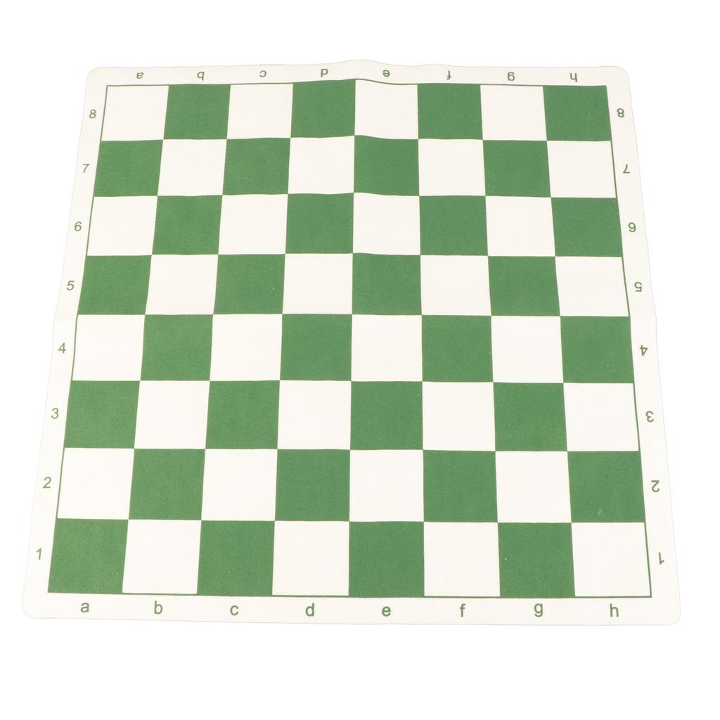 Chess Set Plastic Chess Board Set Desktop Artificial Leisure Game with Leather Checkerboard for Party Camping Relaxing