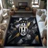 Tappeto in Flanella Stampato Juventus FC Antiscivolo Morbido Poliestere Tappeto per Pavimento Tappetino Decorativo per Interni per Camera da Letto Soggiorno Divano