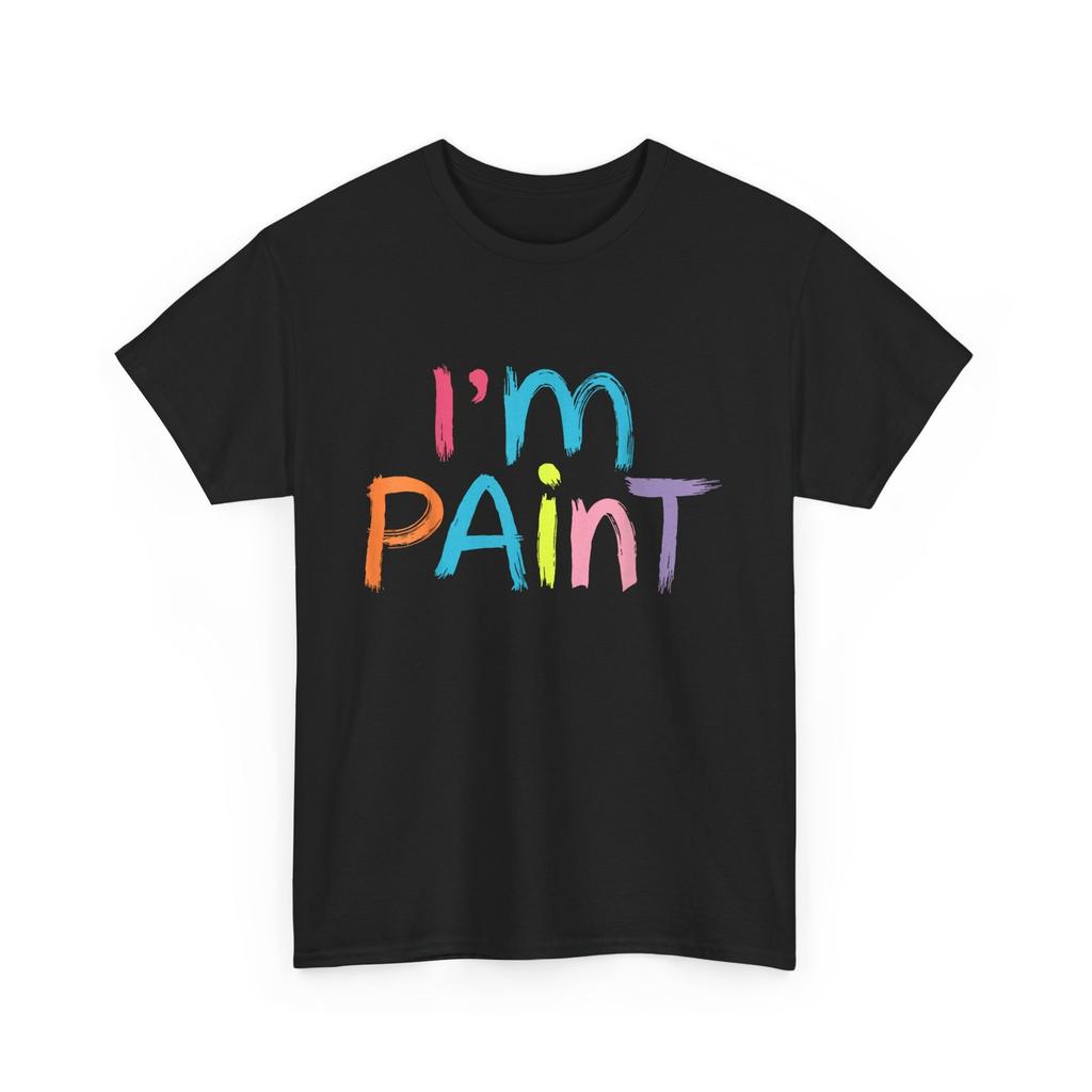 Im Paint Süße Grafik T-Shirts Liebe zum Fingerfarben Malen Damen Unisex Süßes T-Shirt Paar Mode Lässig Baumwolle Kurzarm Sommer