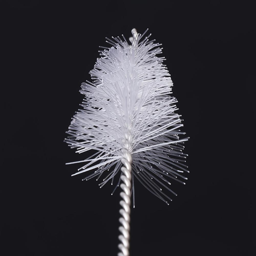 3 Pc, 304 Stainless Steel & Nylon Fiber Cake Decorating Cleaning Brush Set, for Piping Tips