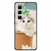 Per Custodia Infinix Hot 50 5G Fiori Morbido Silicone TPU Antiurto Custodie per Telefono per Infinix X6720 Animali Lupo Cool Copertura Protettiva