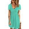 A Fashionable Solid-colored Loose Dress For Ladies