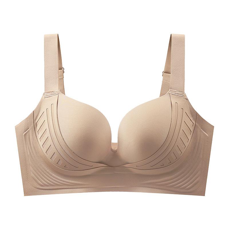 Large size fat mm pull-up adjustment underwear women's big breasts show small and thin collection of secondary breasts pull-up anti-sagging bra