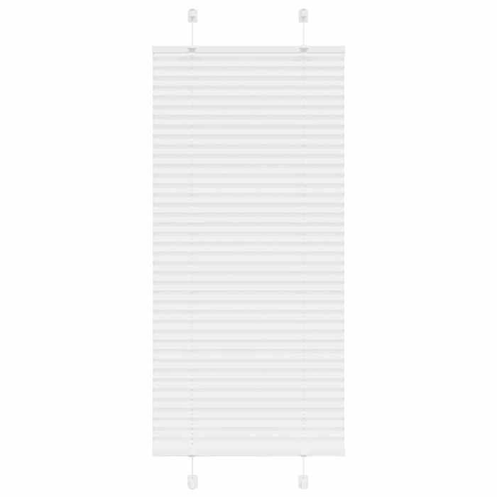 VidaXL Store Plissé Blanc 55x150 Cm Largeur Du Tissu 54,4 Cm Polyester, Store Plissé De Fenêtre, Store Accordéon, Store 4015491
