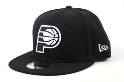 9FIFTY Snapback Cap BLACK WHITE NBA Eastern Conference Indiana Pacers &