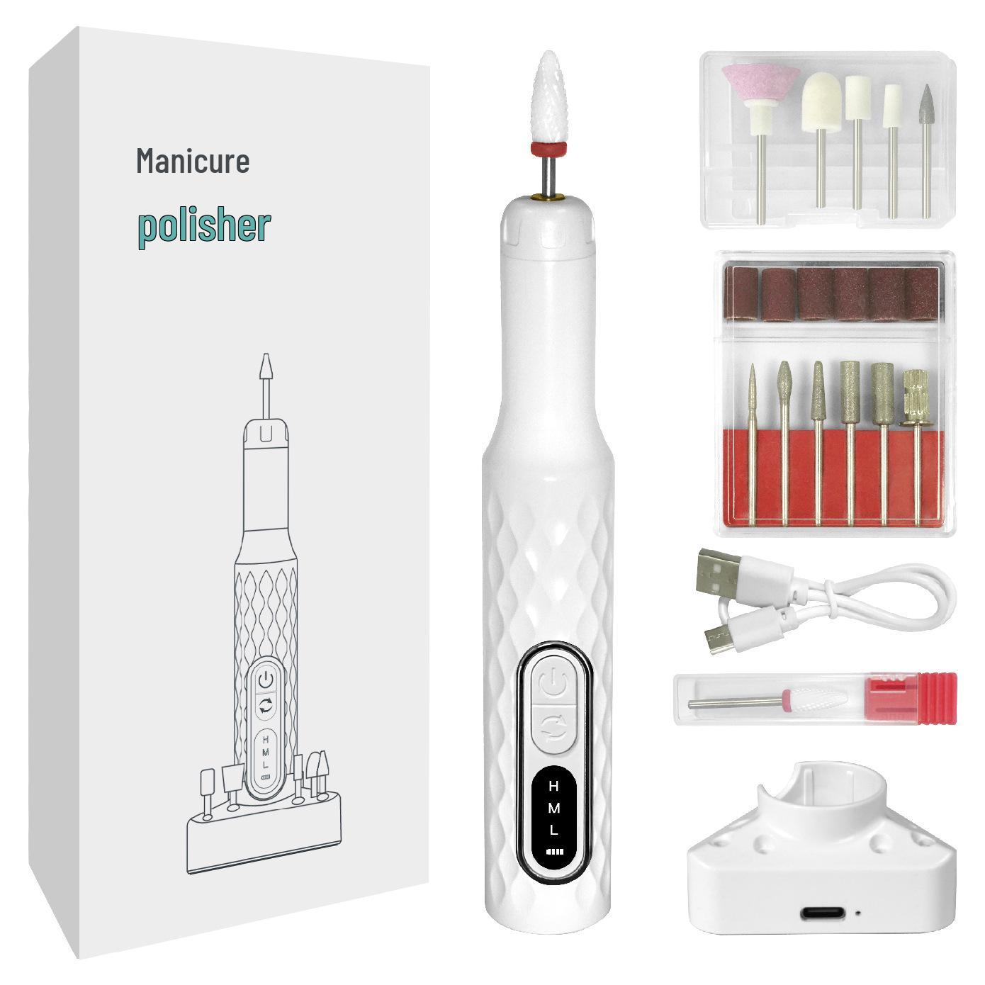 

Nail Polishing & Remover Pen - Manicure Grinder & File Tool