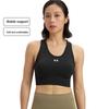 Under Armour Vanish Seamless Logo Pattern Outdoor Casual Pullover Sports Underwear Women underwear Black 1384419-001