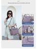 Women's Genuine Leather Tote: 2025 New Arrival, Large Capacity, Casual Shoulder & Crossbody Boston Bag