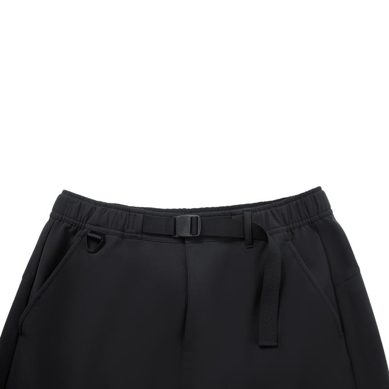 Li Ning Outdoor CF Sports Comfortable Far Infrared Warm Waterproof Casual Pants Men pants Black AYKV585-1