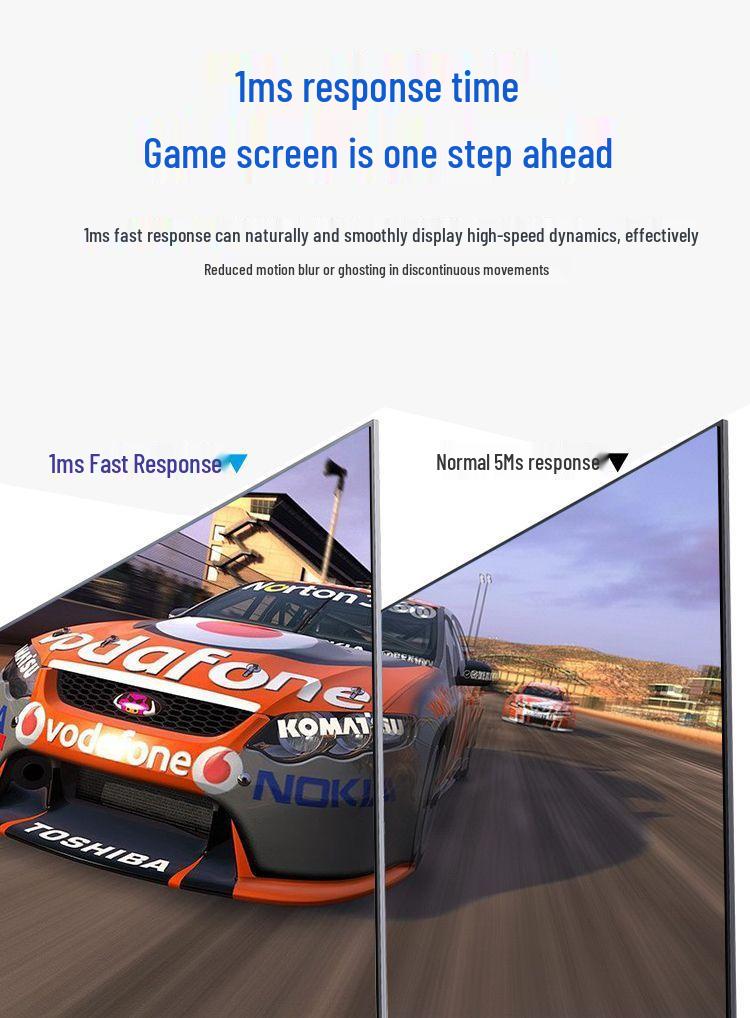 E-Sports 27-Inch HD Curved Monitor, Borderless 5IPS Display