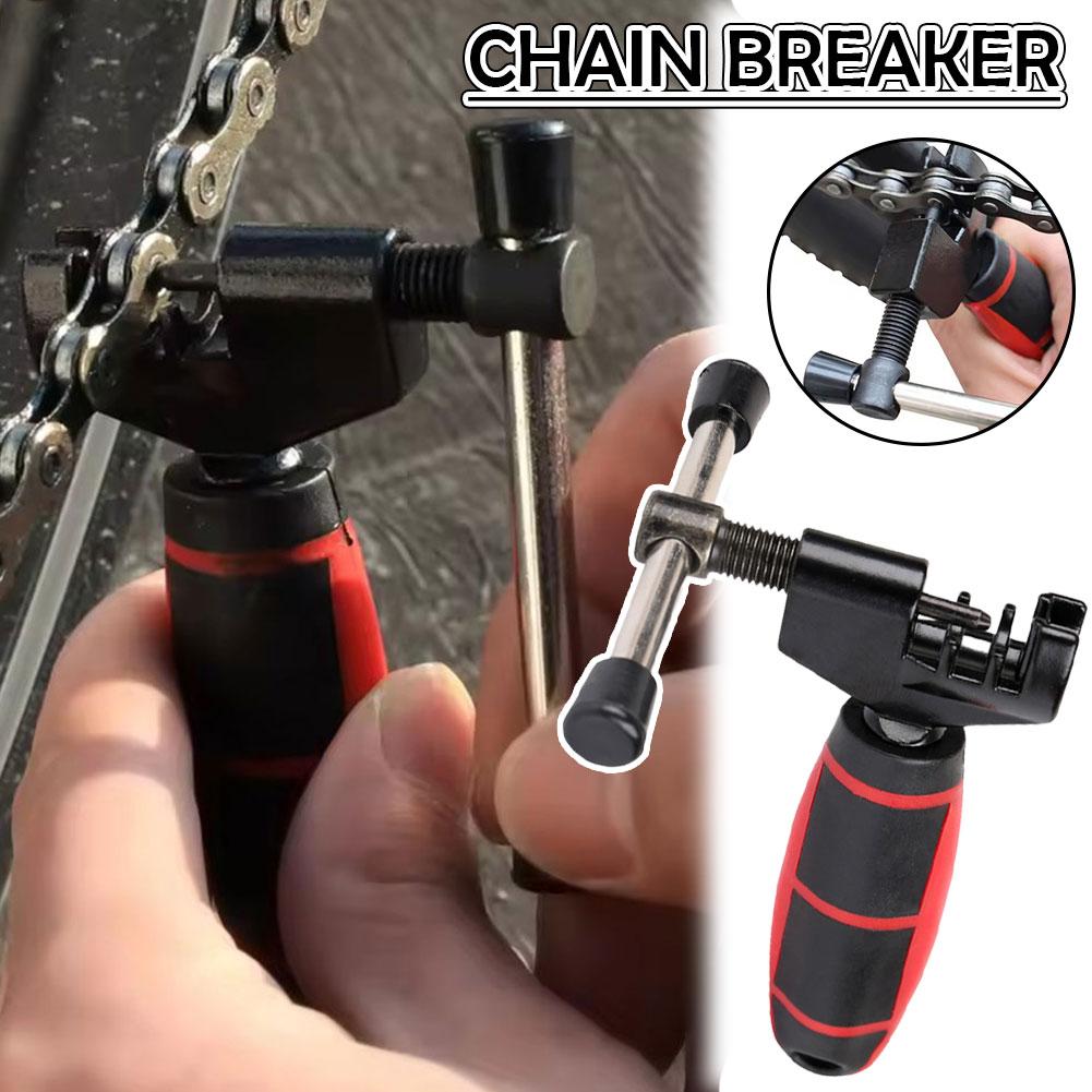 Bicycle Chain Breaker Tool Heavy-duty Chain Splitter For Bike Motorcycle Removal Repair Strength Cycling Maintenance Access P8b5