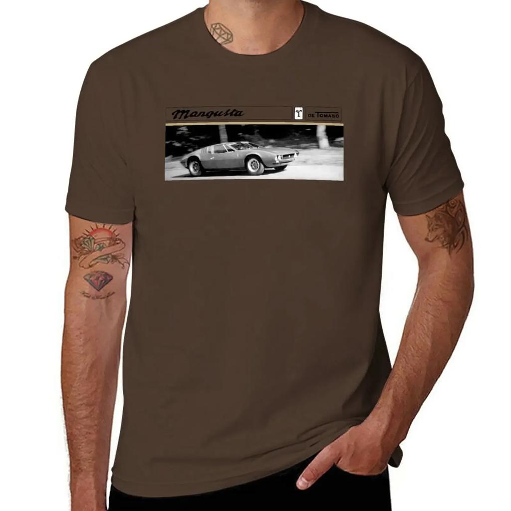 DE TOMASO MANGUSTA T-Shirt schnelltrocknende Tops Sommerkleidung Designer-T-Shirt Herren
