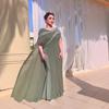 Fall Winter New Women's Party Evening Dress Sexy Chiffon Sequin Splicing Cocktail Ball Gown for Crossborder