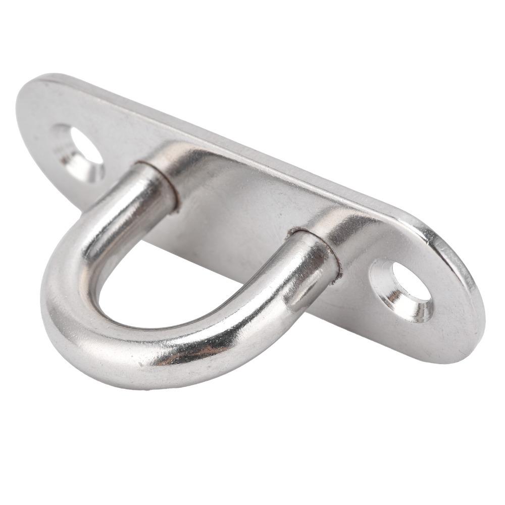 4pcs Heavy Duty Heavy Duty Hooks Enclosed Hook Hardware Staple Loops For Marine Deck