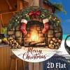 Metal Tin Sign Merry Christmas Retro Stove Design Wall Decor Kitchen Bedroom