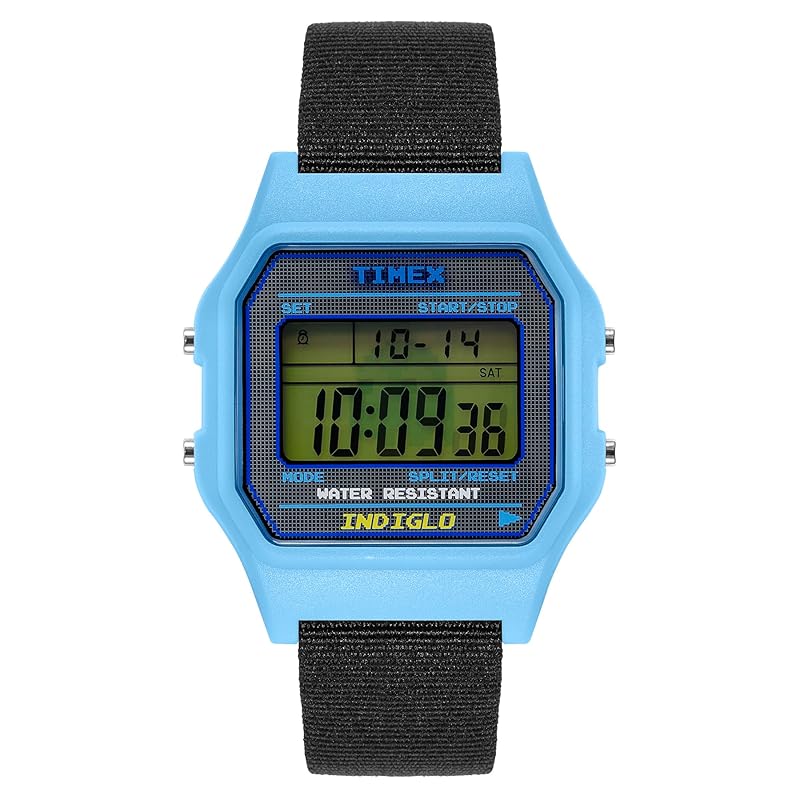 

[TIMEX] watch PAC MAN Digital pacman digital light blue dial resin plastic quartz Quartz 3 ATM water resistant 30MM Watch TW2V94100 [product]