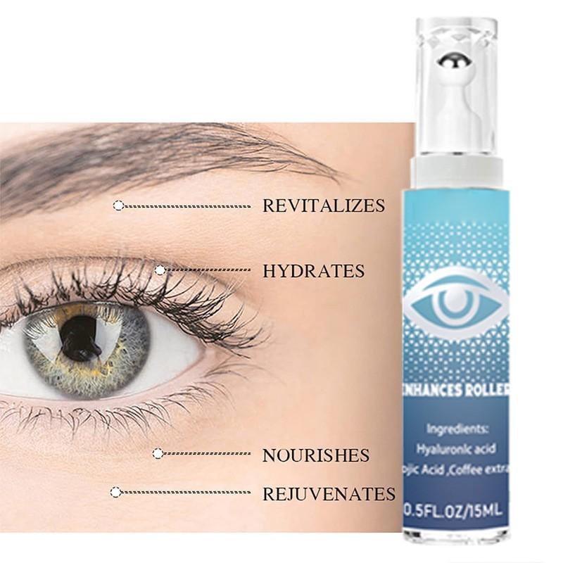 Falten Augen 5% Koffein Augen Creme Eye Roller Ball Creme Für Augenringe Verblasst Feine Linien Entfernen Augen Taschen 15ml