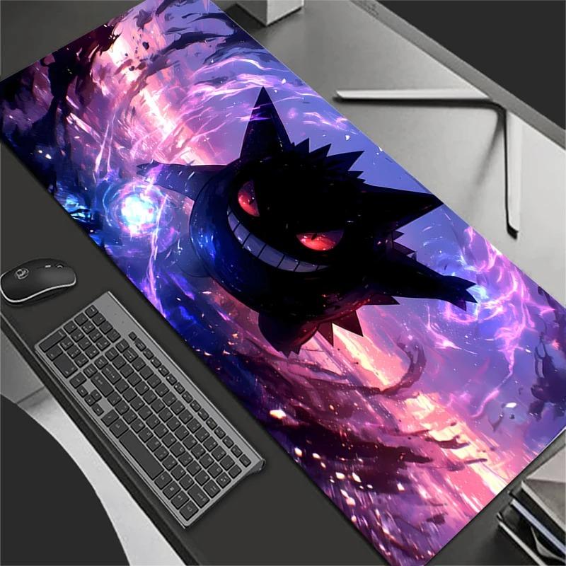 Kawaii podložka pod myš Anime Roztomilá Herní skříňka Počítačový stůl Podložka pro klávesnici Herní příslušenství P-Pokémons G-Gengar Podložka pod myš pro Lol