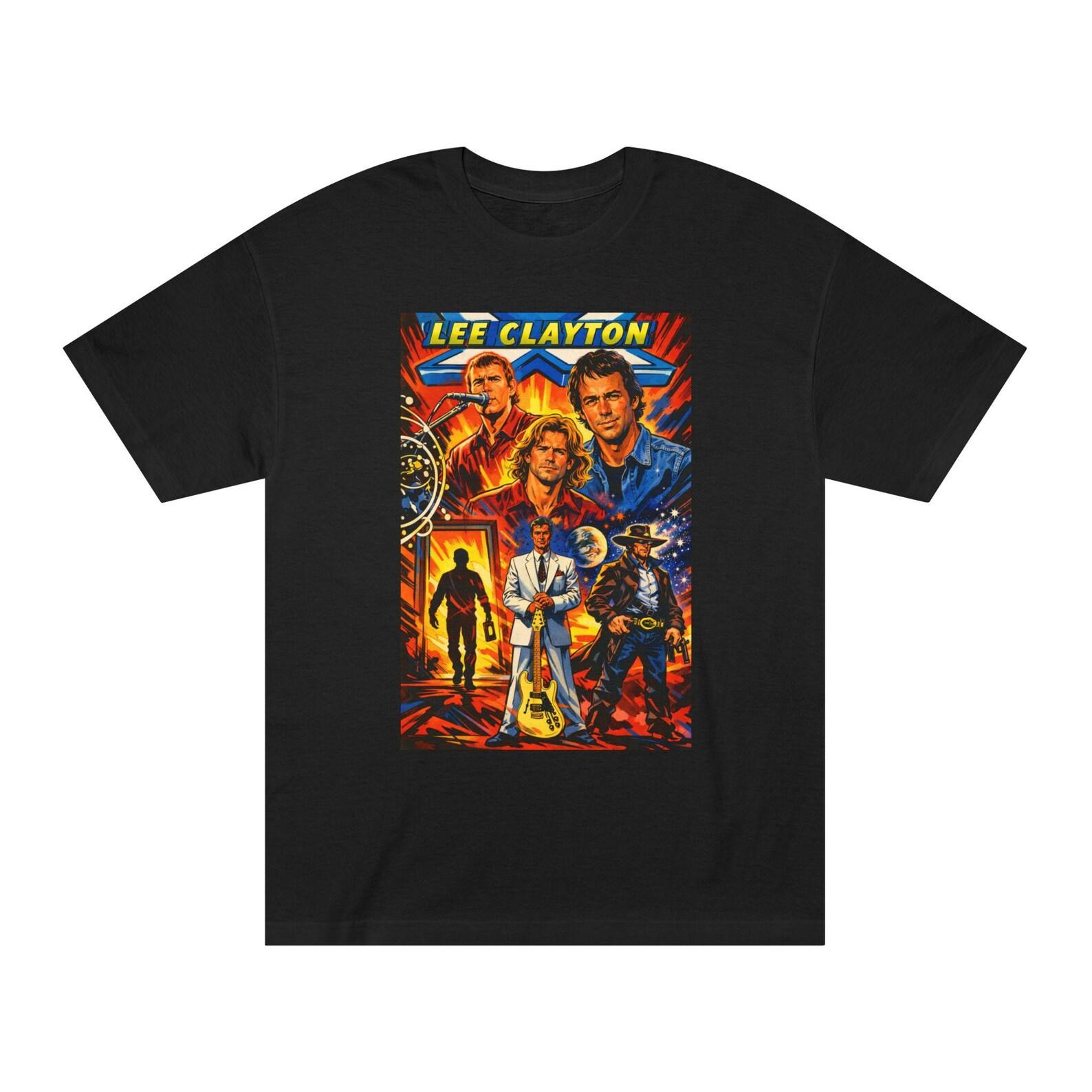 Lee Clayton T-Shirt | Comic Cover Collage 3XL