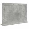 Bathroom Mirror Right Angled Concrete Grey 80 x 55 x 18 cm