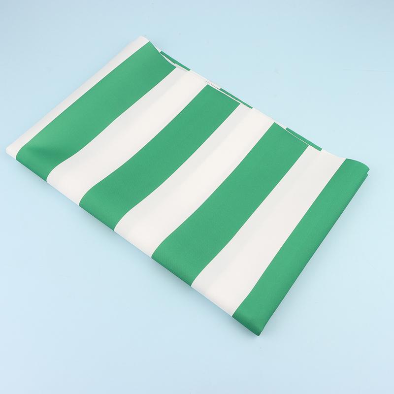 420D  Striped Print Oxford Fabric Waterproof Fabric Canopy Tent Umbrella Cloth Pu Coated 50X150Cm Sunshade