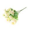 1 Bouquet 7 Branch 28 Head Daisy Artificial Flower Wedding Holding Flowers Decor