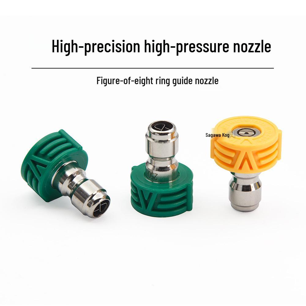 1/4 Quick Connect Fan-Shaped Nozzle Head for High-Pressure Car Washer