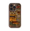 New Cartoon Brown Plaid Dachshund for Iphone11promax Apple 11 Protective Case 11 Mobile Phone Case