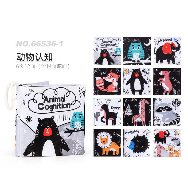 

Младенцы и малыши образовательная ранняя познавательная тканевая книга игрушка ребенок разрывает звук бумажное устройство Bb 6 страниц 12 сторон ладонь тканевая книга