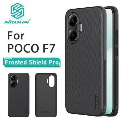 Per Xiaomi Poco F7 Custodia per Telefono Nillkin Super Frosted Shield Pro Guscio Rigido PC+TPU Copertura Posteriore Antiurto