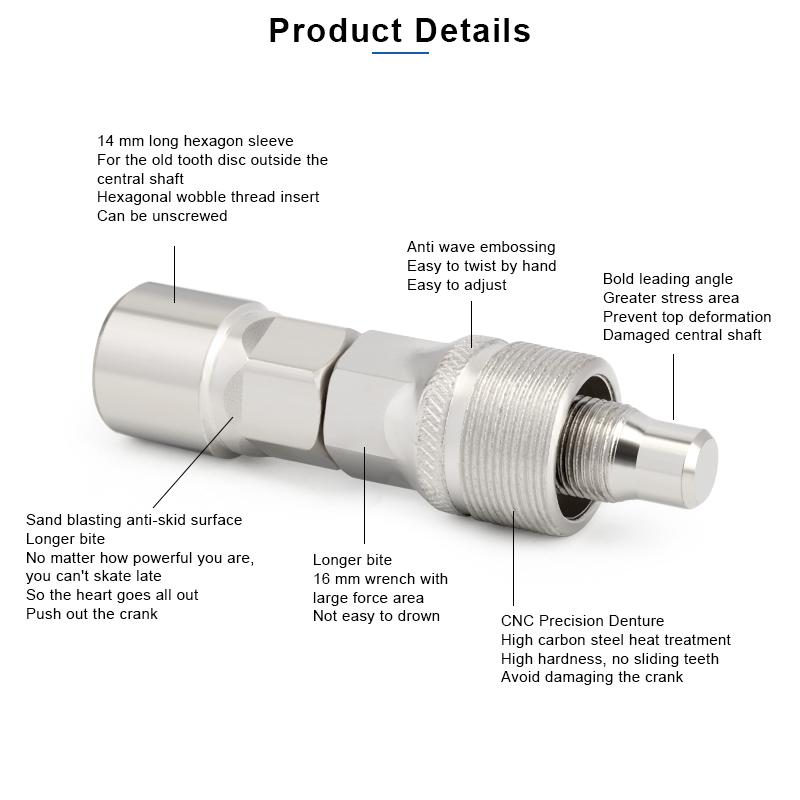 Bicycle Crank Extractor Removal MTB Bike Bottom Bracket Axis Remover Wheel Puller Bolts Cycling Crankset Pedals Repair Tools