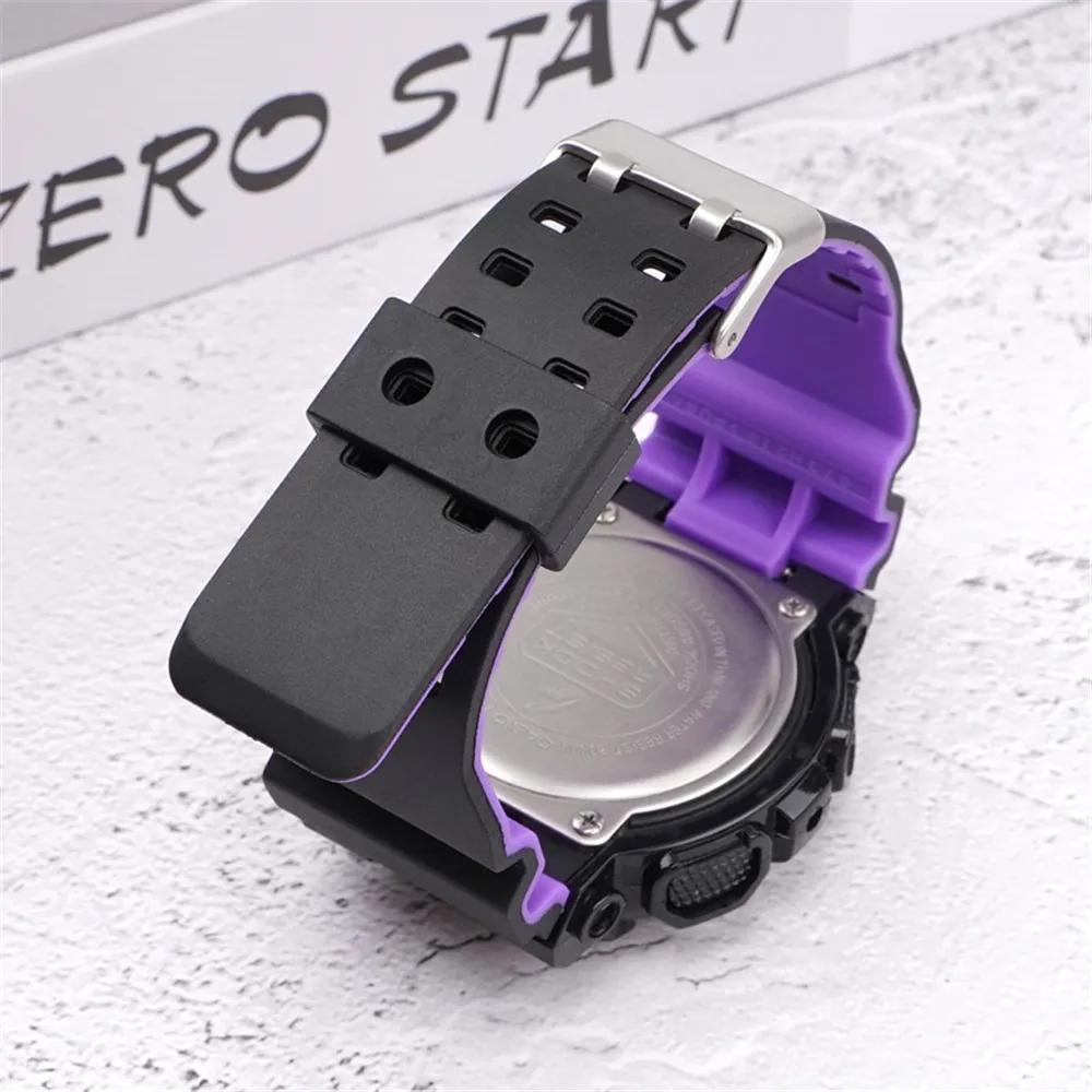 Armband für Casio G-Shock GA-100/110/120/150/300/400/700 GD-100/110/120 G-8900 GLS-100 Silikonharz Uhrenarmband Zubehör 16mm