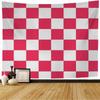 Checkered Tapestry Geometric Squares Style Tapestry Traditional Game Board Tapestry Wall Hanging for Bedroom Living Room Dorm