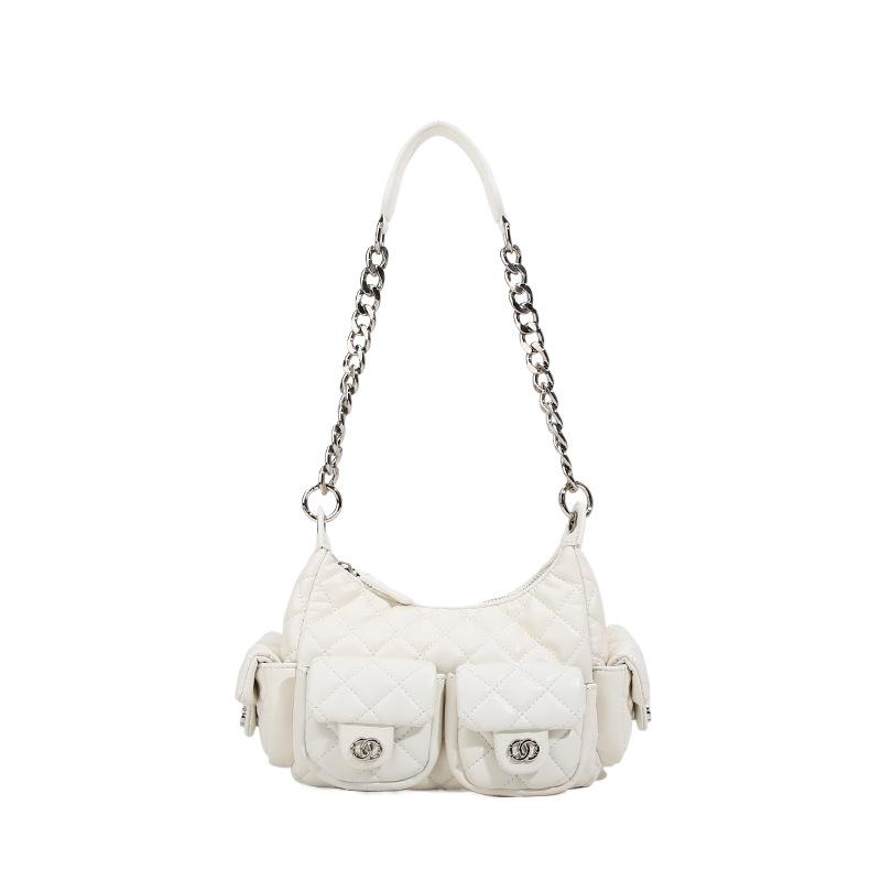 Xiaoxiangfeng Lingge Tote Bag New High End Chain Underarm Bag