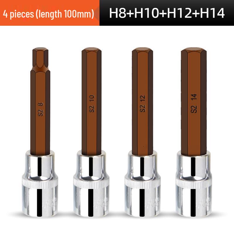 1/2" Electric Hex Socket Wrench and Screwdriver Bit Set